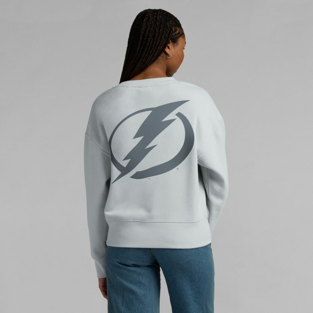 NHL Gray Tampa Bay Lightning Fanatics Women's Elements Flow Pullover Sweatshirt