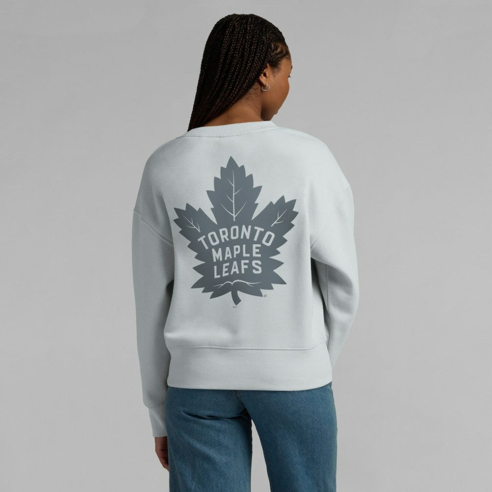 NHL Gray Toronto Maple Leafs Fanatics Women's Elements Flow Pullover Sweatshirt