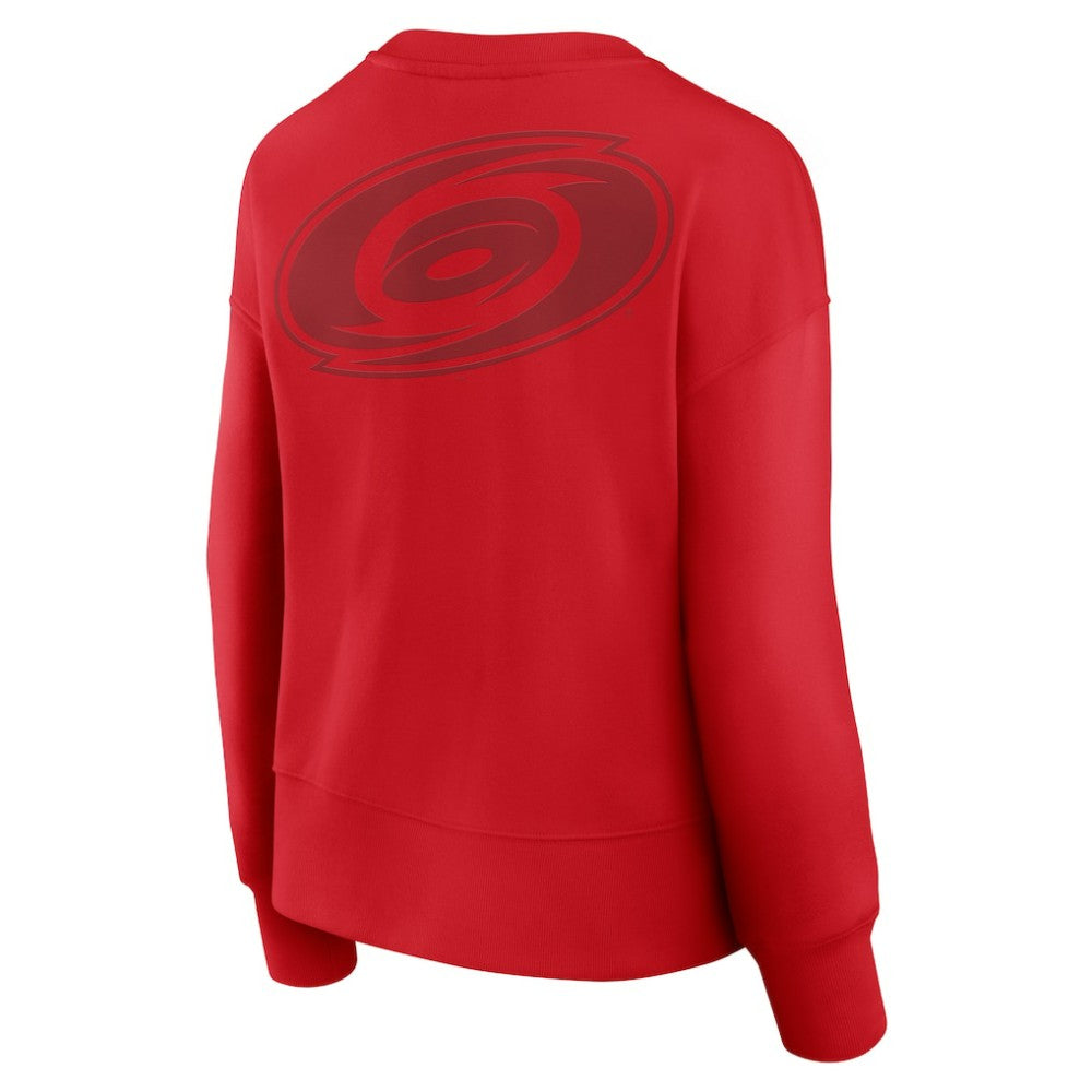 NHL Red Carolina Hurricanes Fanatics Women's Elements Flow Pullover Sweatshirt