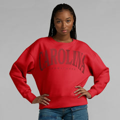 NHL Red Carolina Hurricanes Fanatics Women's Elements Flow Pullover Sweatshirt
