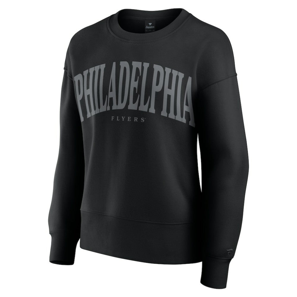 NHL Black Philadelphia Flyers Fanatics Women's Elements Flow Pullover Sweatshirt