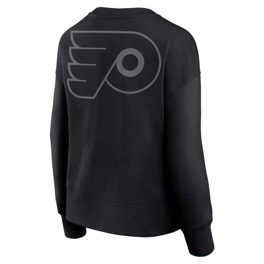 NHL Black Philadelphia Flyers Fanatics Women's Elements Flow Pullover Sweatshirt