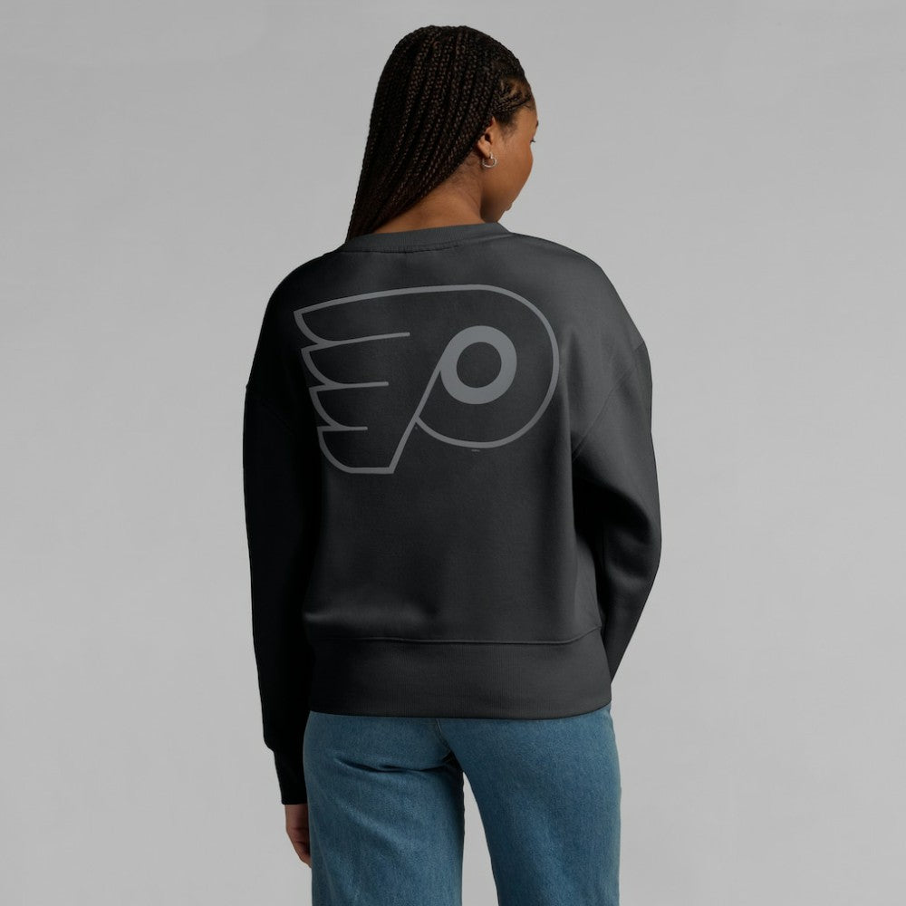 NHL Black Philadelphia Flyers Fanatics Women's Elements Flow Pullover Sweatshirt