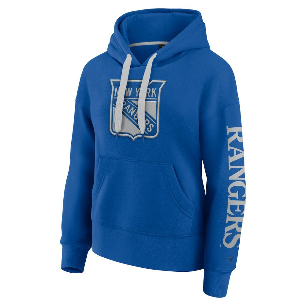 NHL Blue New York Rangers Fanatics Women's Elements Next Pullover Hoodie