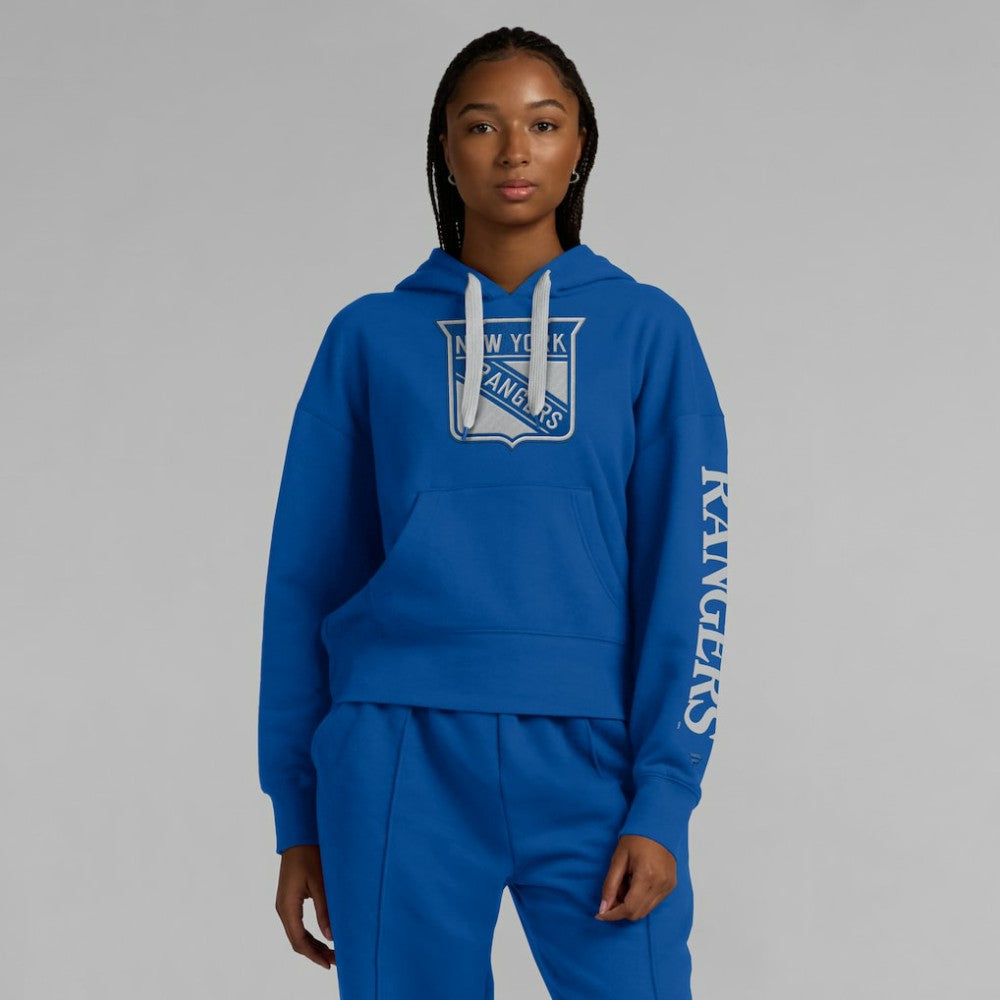 NHL Blue New York Rangers Fanatics Women's Elements Next Pullover Hoodie