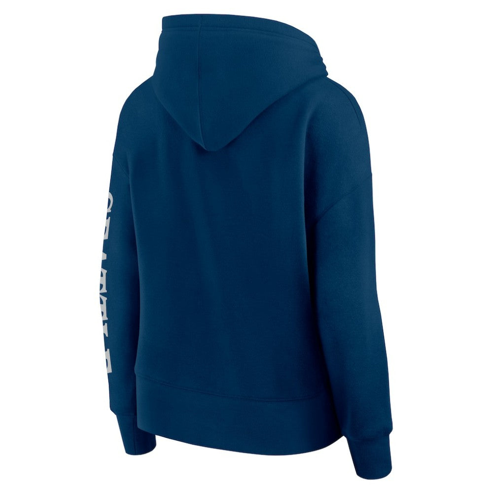 NHL Deep Sea Blue Seattle Kraken Fanatics Women's Elements Next Pullover Hoodie