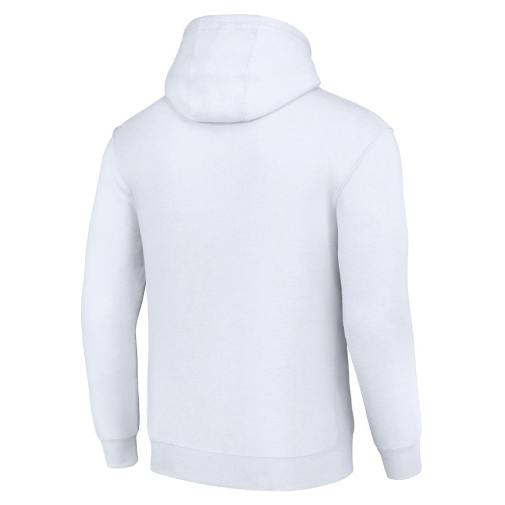 NHL White Chicago Blackhawks Starter Color Scratch Fleece Pullover Hoodie