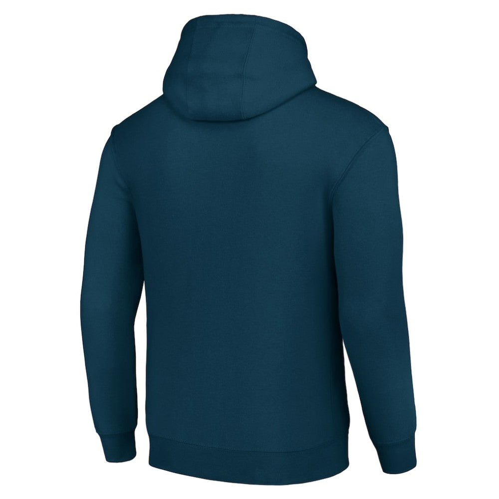 NHL Blue Columbus Blue Jackets Starter Color Scratch Fleece Pullover Hoodie