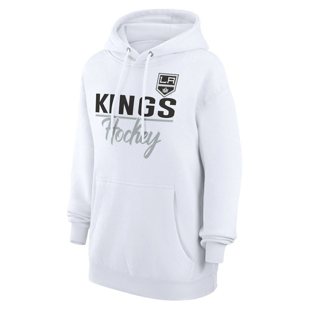 NHL White Los Angeles Kings G-III 4Her by Carl Banks Women's Team Fleece Pullover Hoodie