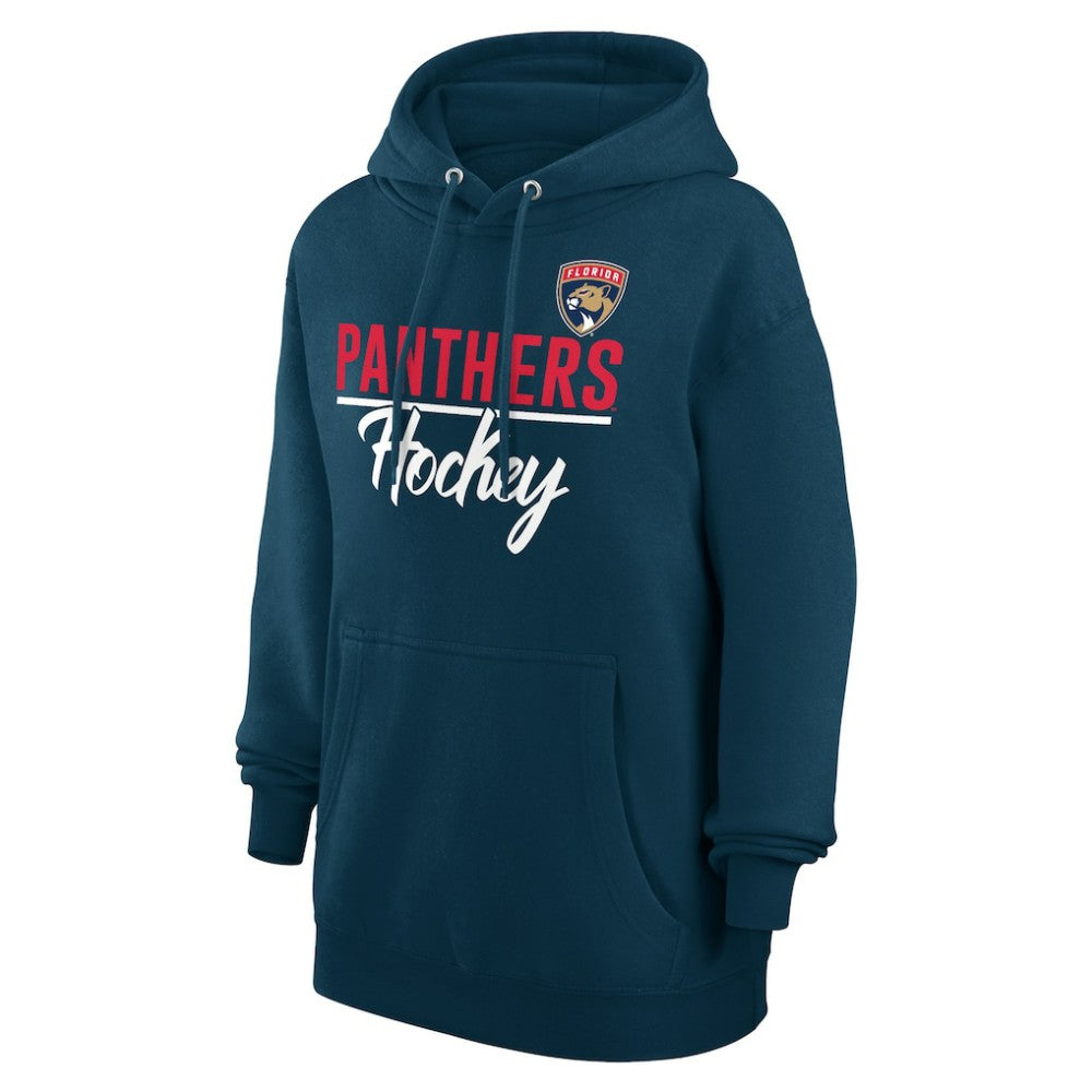 NHL Navy Florida Panthers G-III 4Her by Carl Banks Women's Team Fleece Pullover Hoodie