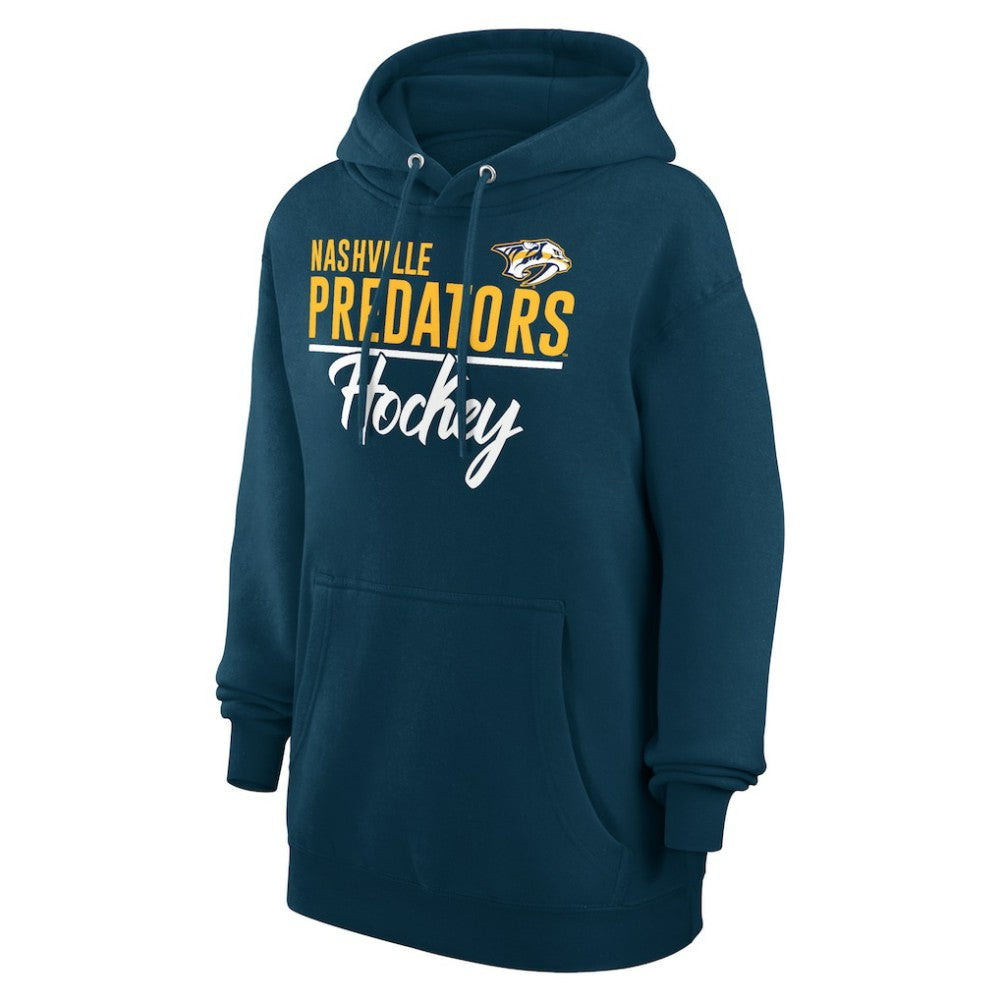 NHL Navy Nashville Predators G-III 4Her by Carl Banks Women's Team Fleece Pullover Hoodie