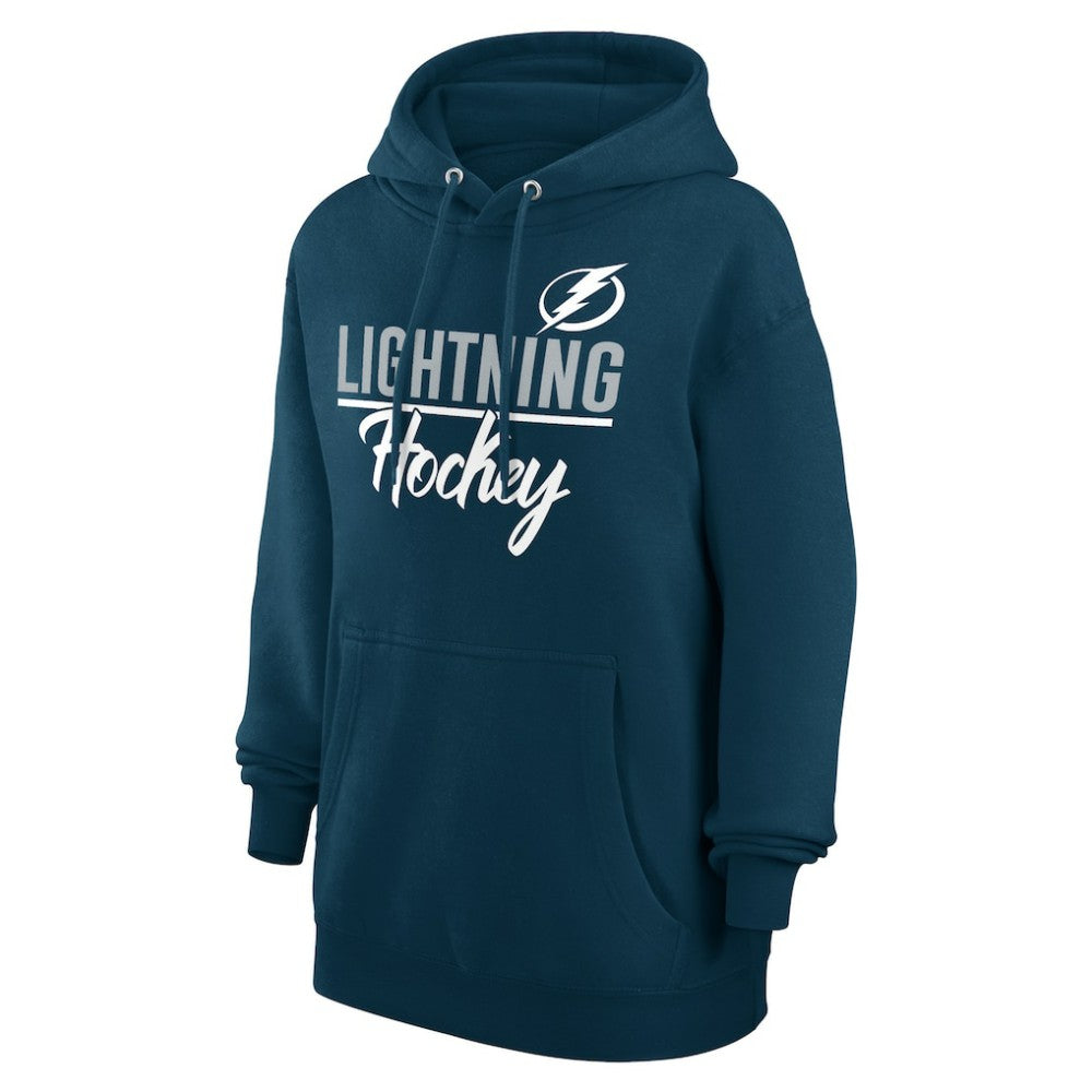 NHL Navy Tampa Bay Lightning G-III 4Her by Carl Banks Women's Team Fleece Pullover Hoodie