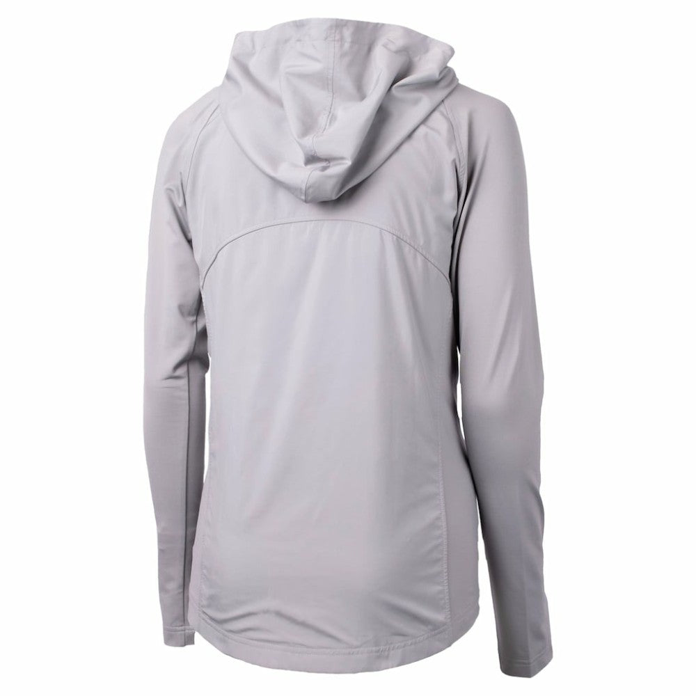 MLB San Diego Padres Cutter & Buck Women's City Connect Adapt Eco Knit Hybrid Recycled Full-Zip Hoodie