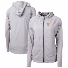 MLB San Francisco Giants Cutter & Buck Women's City Connect Adapt Eco Knit Hybrid Recycled Full-Zip Hoodie