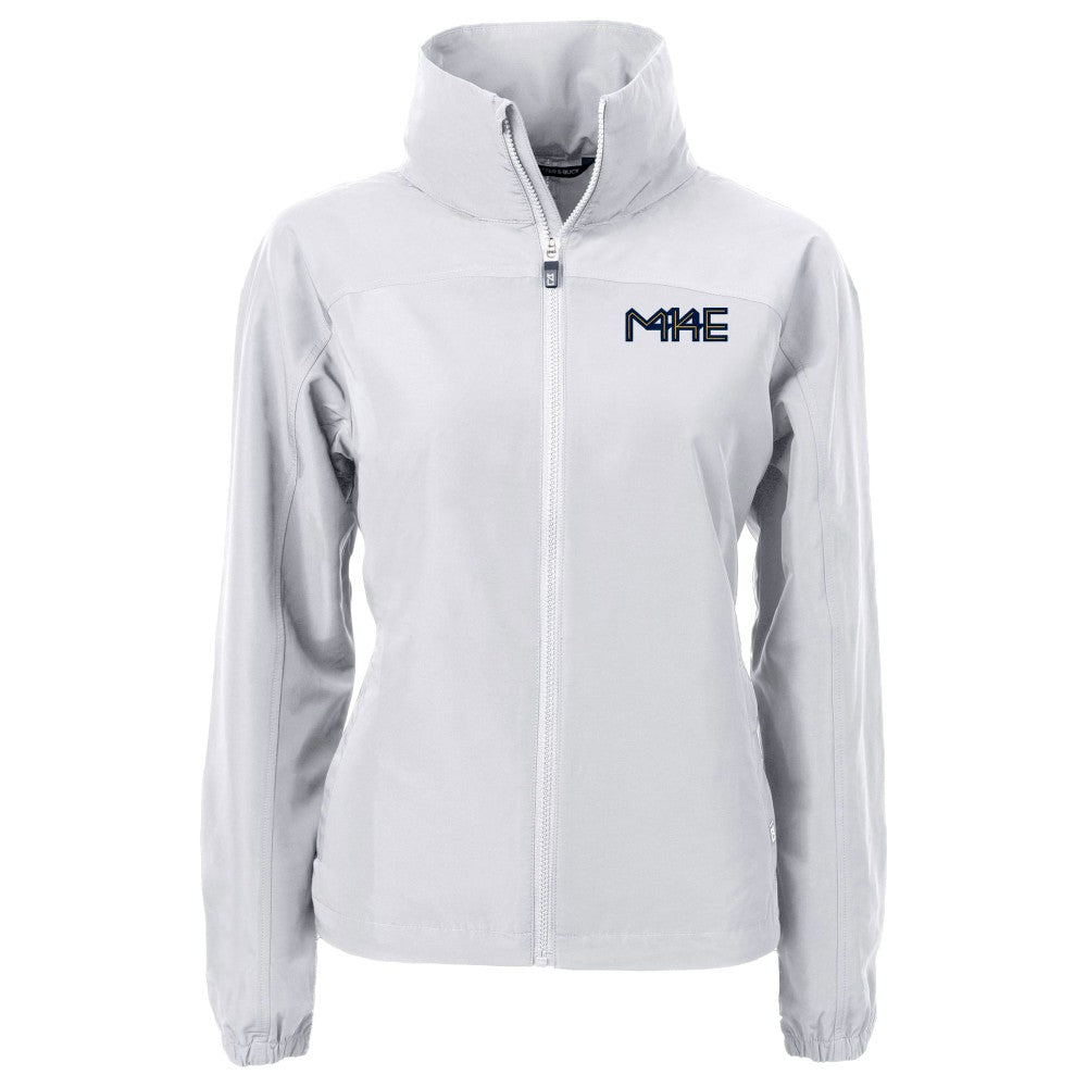 MLB Milwaukee Brewers Cutter & Buck Women's City Connect Charter Eco Recycled Full-Zip Jacket