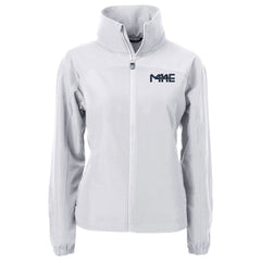 MLB Milwaukee Brewers Cutter & Buck Women's City Connect Charter Eco Recycled Full-Zip Jacket