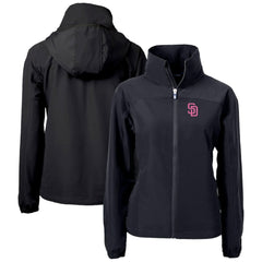 MLB San Diego Padres Cutter & Buck Women's City Connect Charter Eco Recycled Full-Zip Jacket