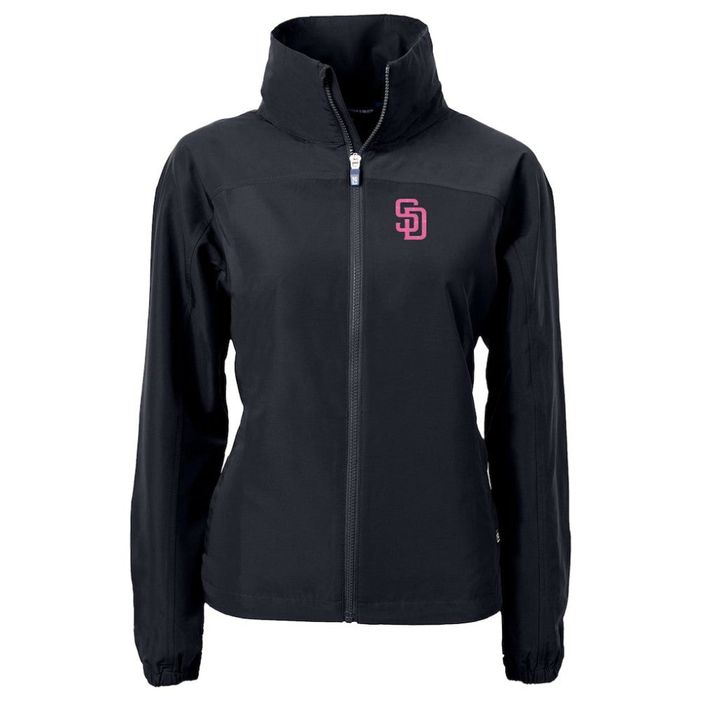 MLB San Diego Padres Cutter & Buck Women's City Connect Charter Eco Recycled Full-Zip Jacket