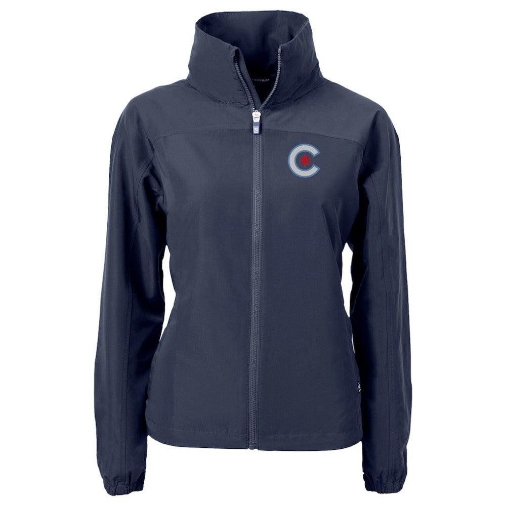 MLB Chicago Cubs Cutter & Buck Women's City Connect Charter Eco Recycled Full-Zip Jacket