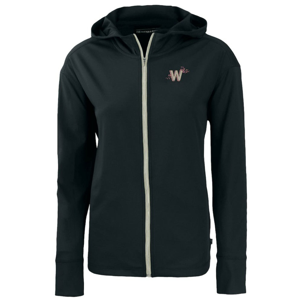 MLB Washington Nationals Cutter & Buck Women's City Connect Daybreak Eco Recycled Full-Zip Hoodie