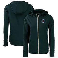 MLB Chicago Cubs Cutter & Buck Women's City Connect Daybreak Eco Recycled Full-Zip Hoodie