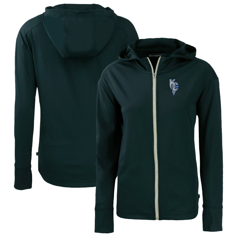 MLB Kansas City Royals Cutter & Buck Women's City Connect Daybreak Eco Recycled Full-Zip Hoodie