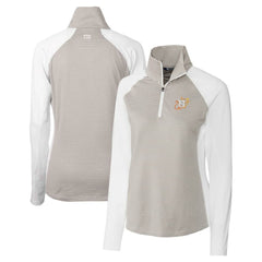 MLB Houston Astros Cutter & Buck Women's City Connect Forge Tonal Stripe Stretch Half-Zip Pullover Top