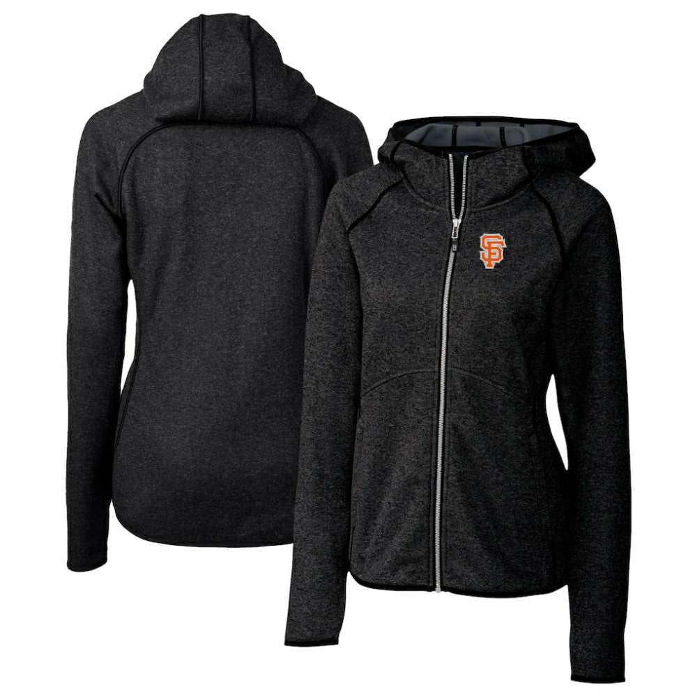MLB San Francisco Giants Cutter & Buck Women's City Connect Mainsail Full-Zip Hooded Jacket