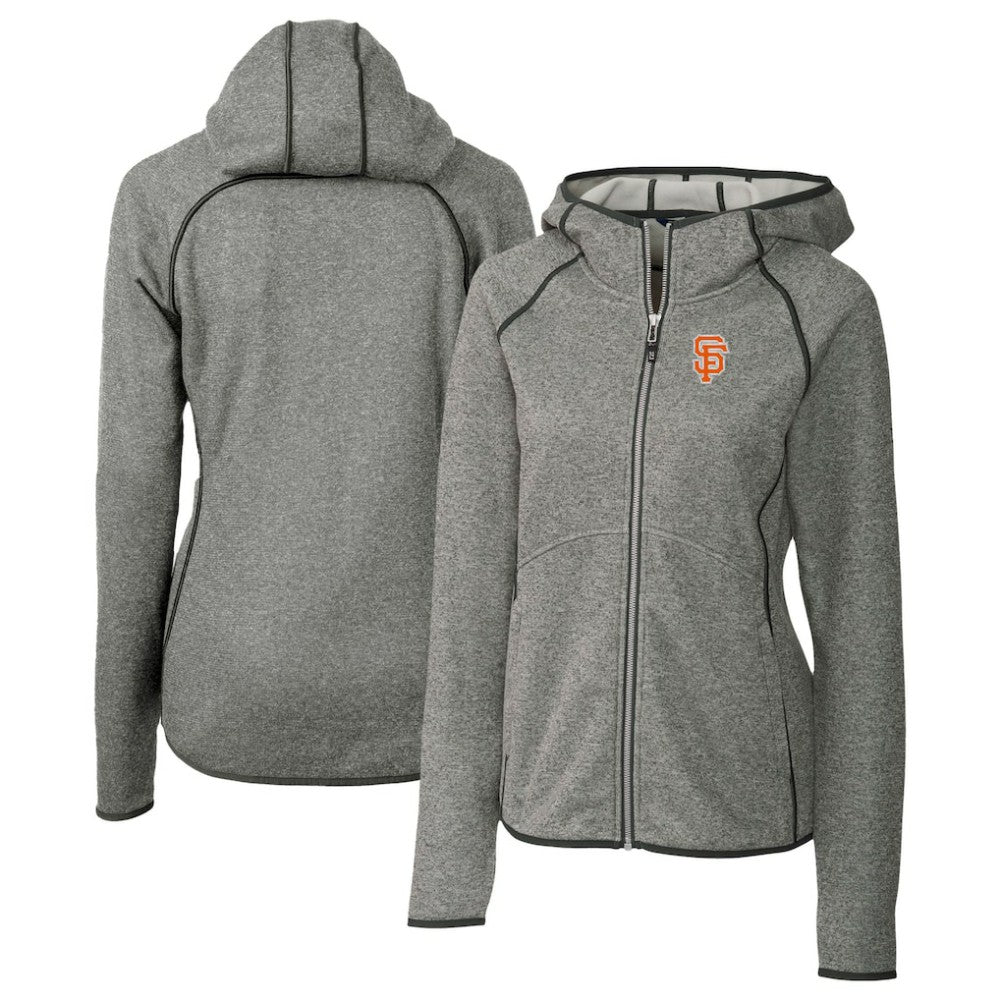 MLB San Francisco Giants Cutter & Buck Women's City Connect Mainsail Full-Zip Hooded Jacket