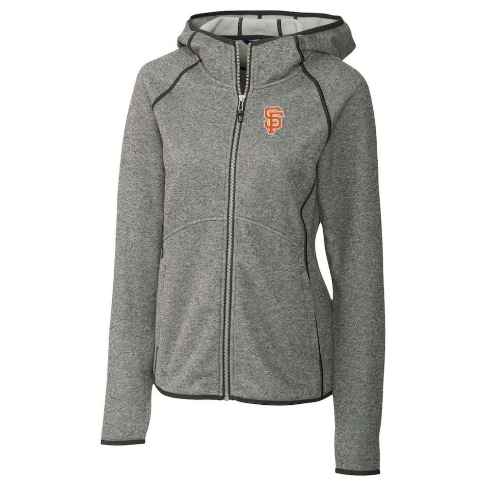 MLB San Francisco Giants Cutter & Buck Women's City Connect Mainsail Full-Zip Hooded Jacket