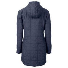 MLB Chicago Cubs Cutter & Buck Women's City Connect Rainier PrimaLoft Eco Insulated Hooded Long Coat