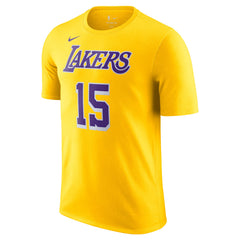 NBA Austin Reaves Los Angeles Lakers Icon Edition Name & Number T-Shirt