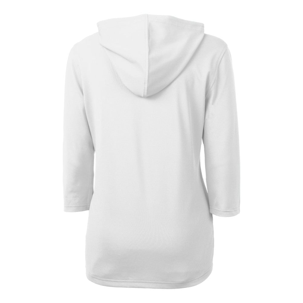MLB San Diego Padres Cutter & Buck Women's City Connect Virtue Eco Pique Recycled Half-Zip Pullover Hoodie