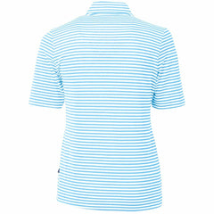 MLB Chicago Cubs Cutter & Buck Women's City Connect Virtue Eco Pique Stripe Recycled Top