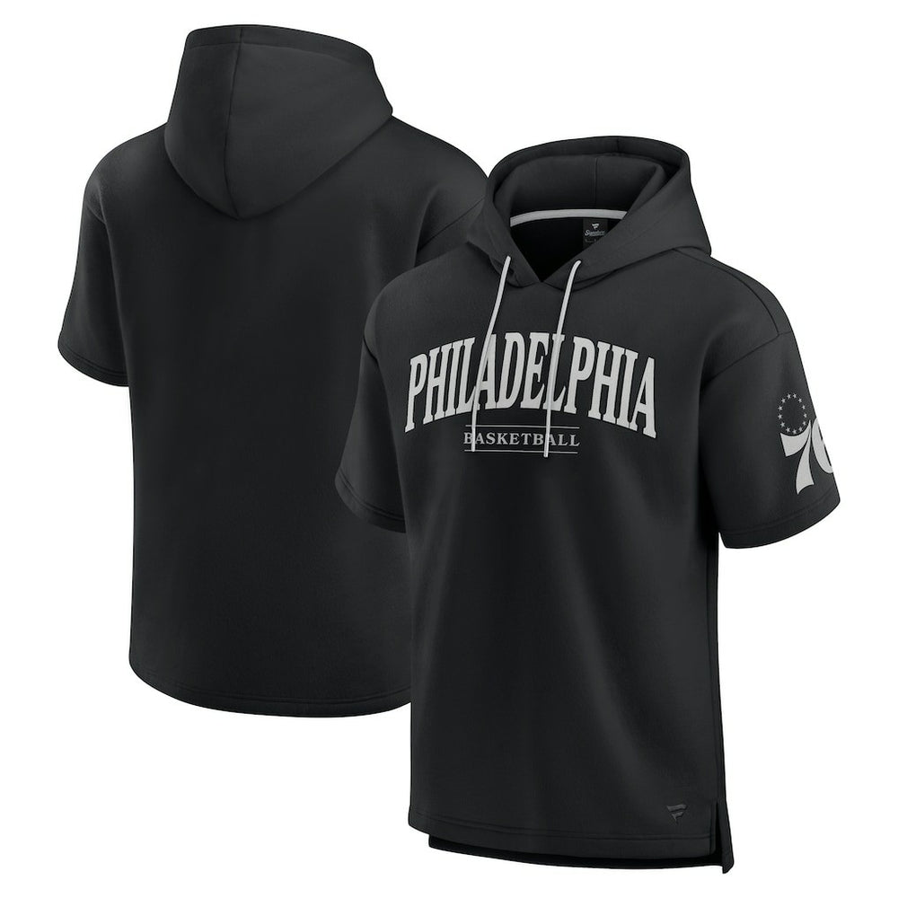 NBA Philadelphia 76ers Elements Ready Short Sleeve Pullover Hoodie