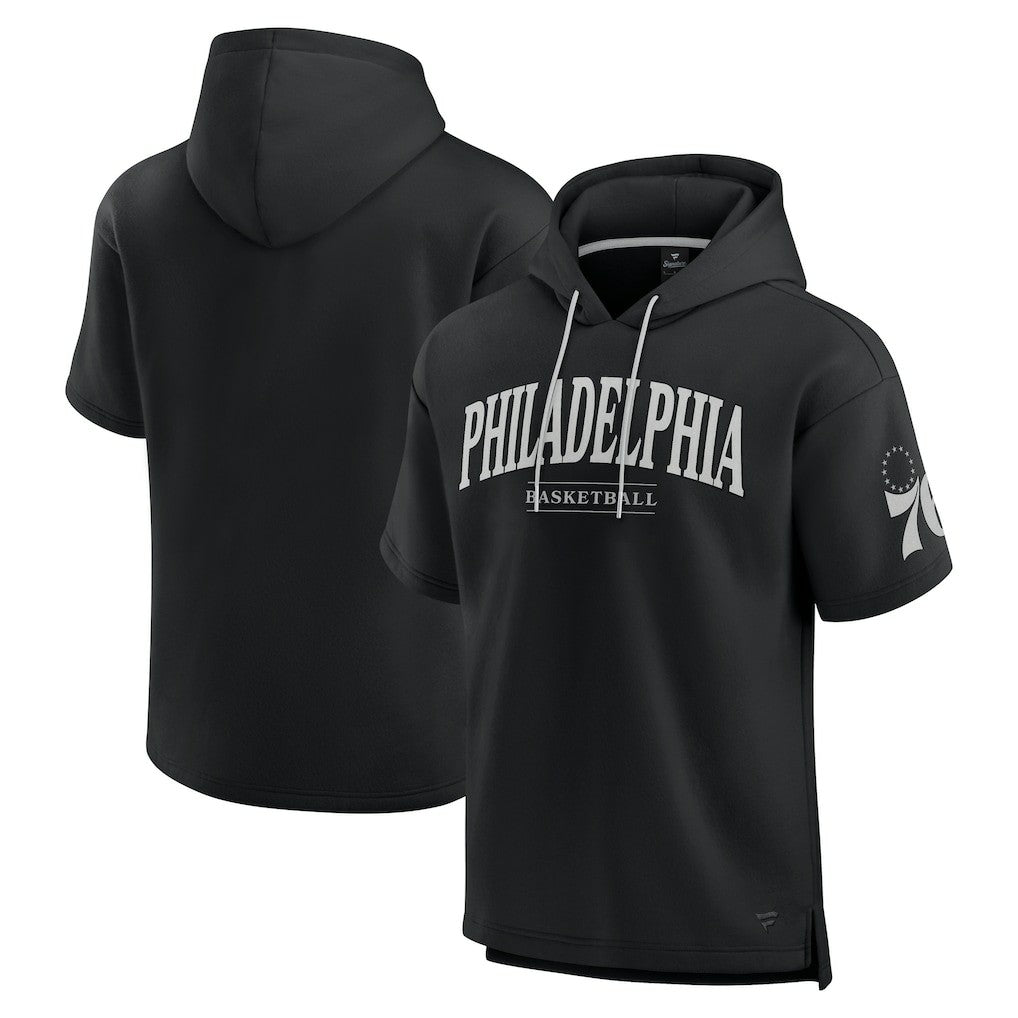 NBA Philadelphia 76ers Elements Ready Short Sleeve Pullover Hoodie