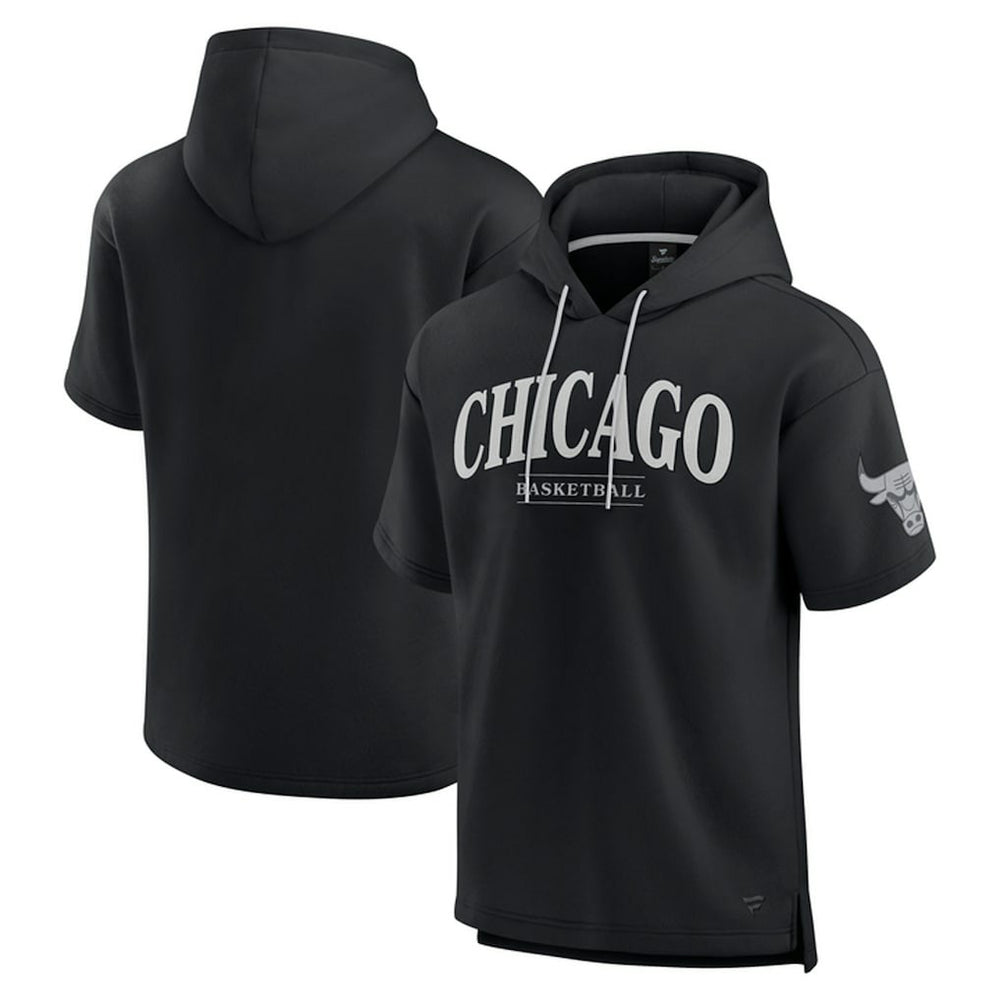 NBA Chicago Bulls Elements Ready Short Sleeve Pullover Hoodie