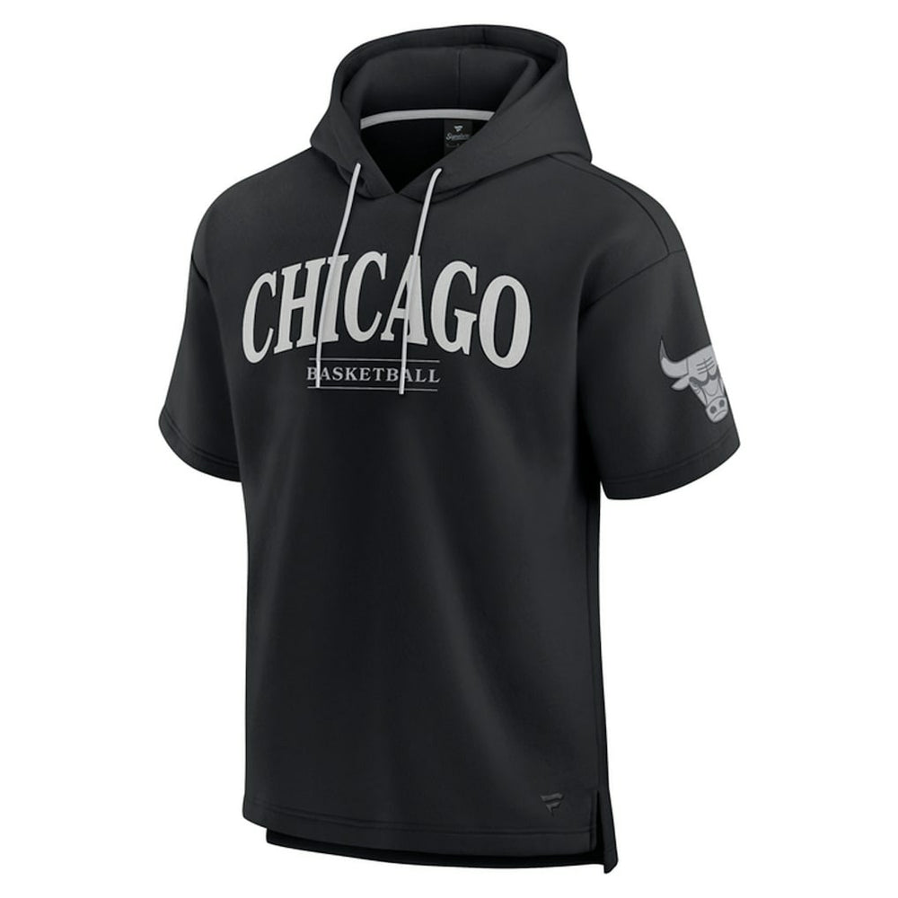 NBA Chicago Bulls Elements Ready Short Sleeve Pullover Hoodie