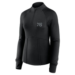 NBA Philadelphia 76ers Women's Elements Match Raglan Quarter-Zip Top