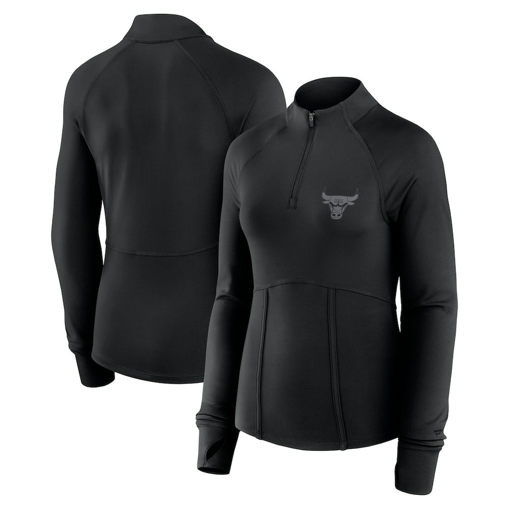 NBA Chicago Bulls Women's Elements Match Raglan Quarter-Zip Top sale