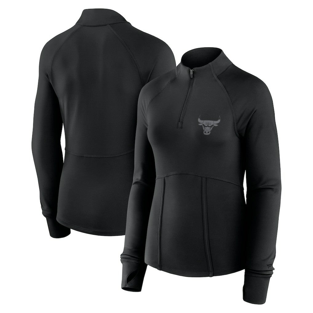 NBA Chicago Bulls Women's Elements Match Raglan Quarter-Zip Top sale