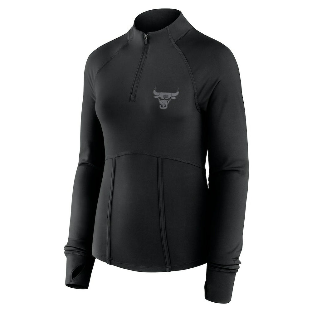 NBA Chicago Bulls Women's Elements Match Raglan Quarter-Zip Top sale