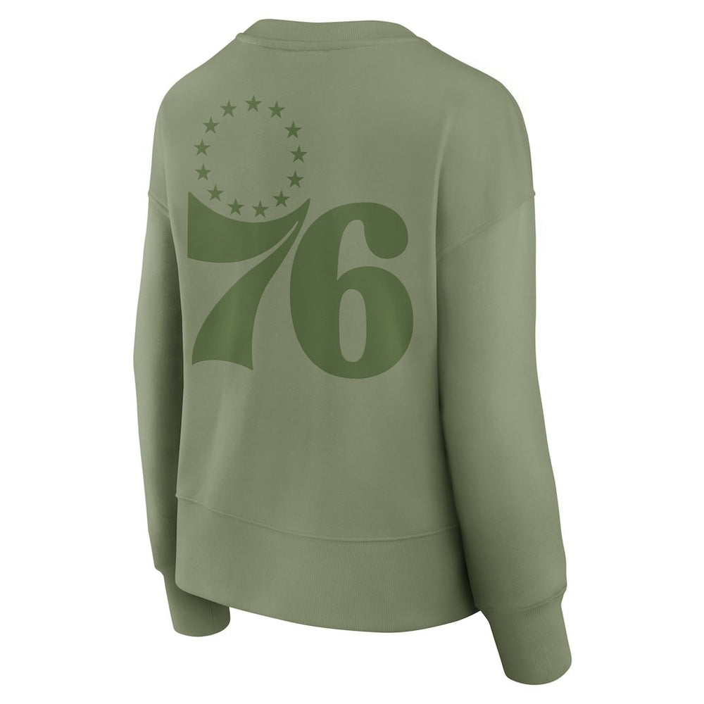 NBA Philadelphia 76ers Women's Elements Flow Pullover Sweatshirt