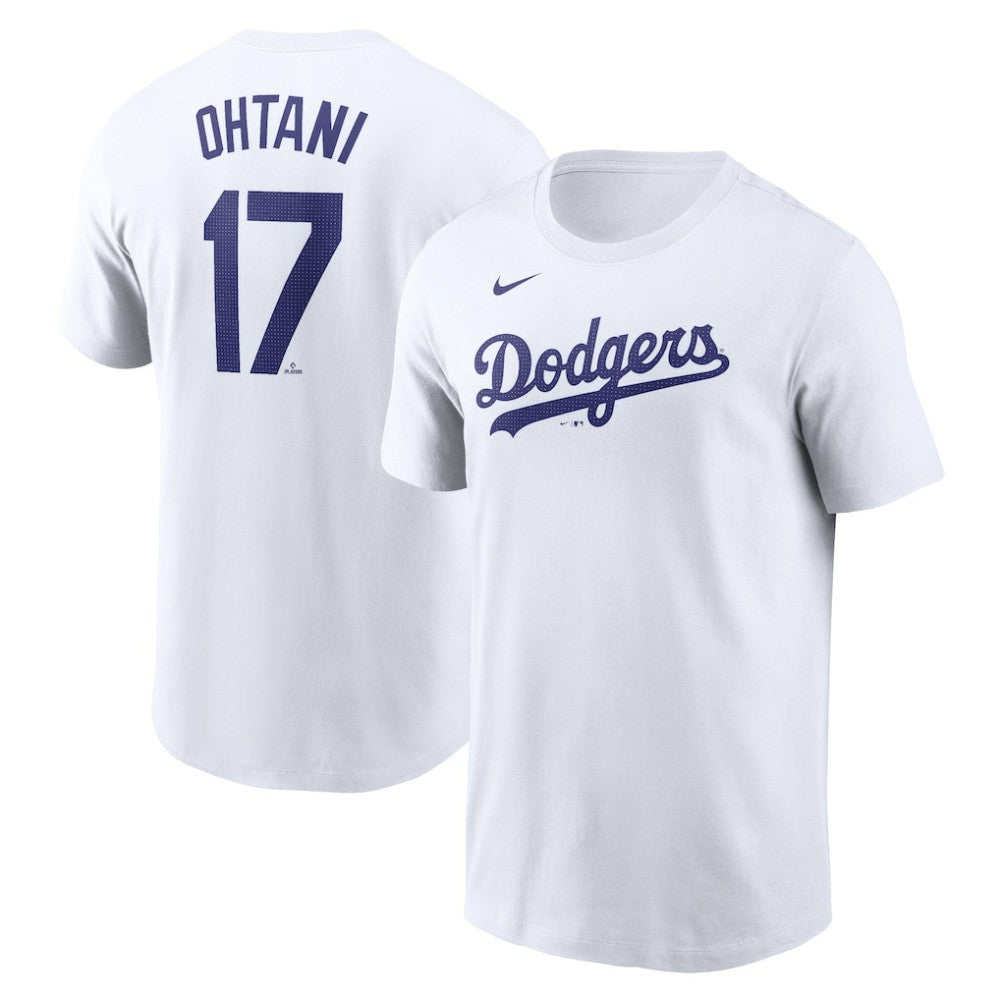 MLB Shohei Ohtani Los Angeles Dodgers Nike 2024 Fuse Name & Number T-Shirt – White