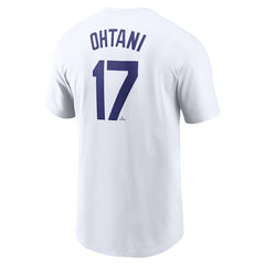 MLB Shohei Ohtani Los Angeles Dodgers Nike 2024 Fuse Name & Number T-Shirt – White
