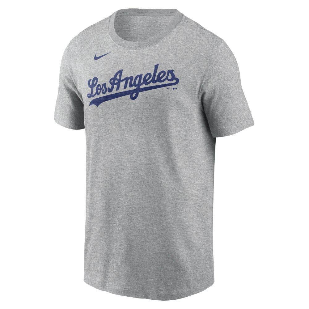 MLB Shohei Ohtani Los Angeles Dodgers Nike 2024 Fuse Name & Number T-Shirt – Gray