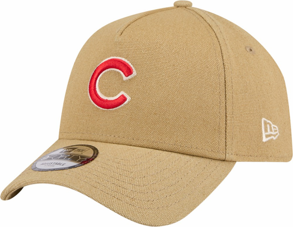 MLB Chicago Cubs New Era Logo Essentials 9FORTY A-Frame Adjustable Hat