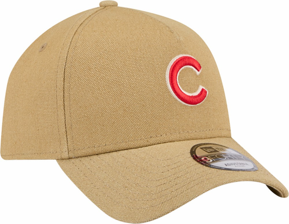 MLB Chicago Cubs New Era Logo Essentials 9FORTY A-Frame Adjustable Hat