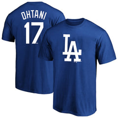 MLB Shohei Ohtani Los Angeles Dodgers Fanatics Big & Tall Name & Number T-Shirt