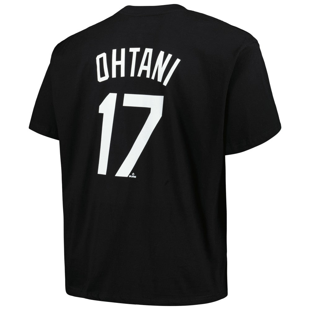 MLB Shohei Ohtani Los Angeles Dodgers Profile Big & Tall Name & Number T-Shirt